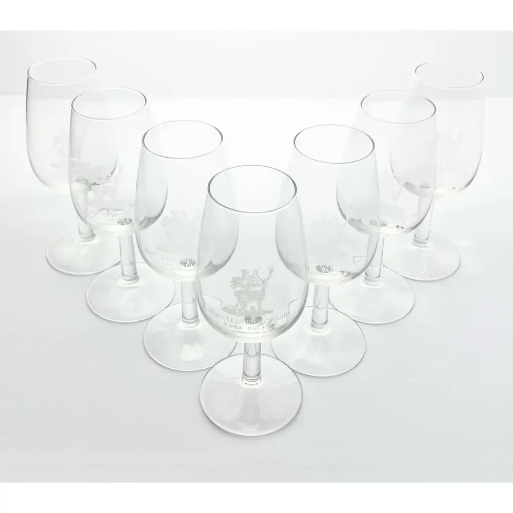 Stag’s Leap Wine Cellars Napa Valley, CA Set of 7 Wine Glasses 6 1/4” 8oz